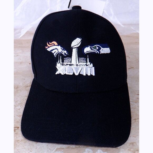 2013 Super Bowl Broncos v. Seahawks cap - Picture 1 of 3